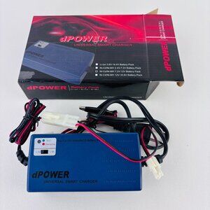 Tenergy D-power Smart Universal Charger for NiMH / NiCd Battery pack 7.2V - 12V